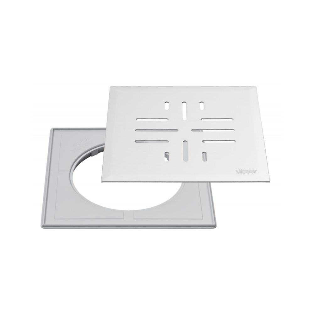 Vieser Classic+ grating with plastic frame197x197 Vieser Classic+ grating with plastic frame197x197