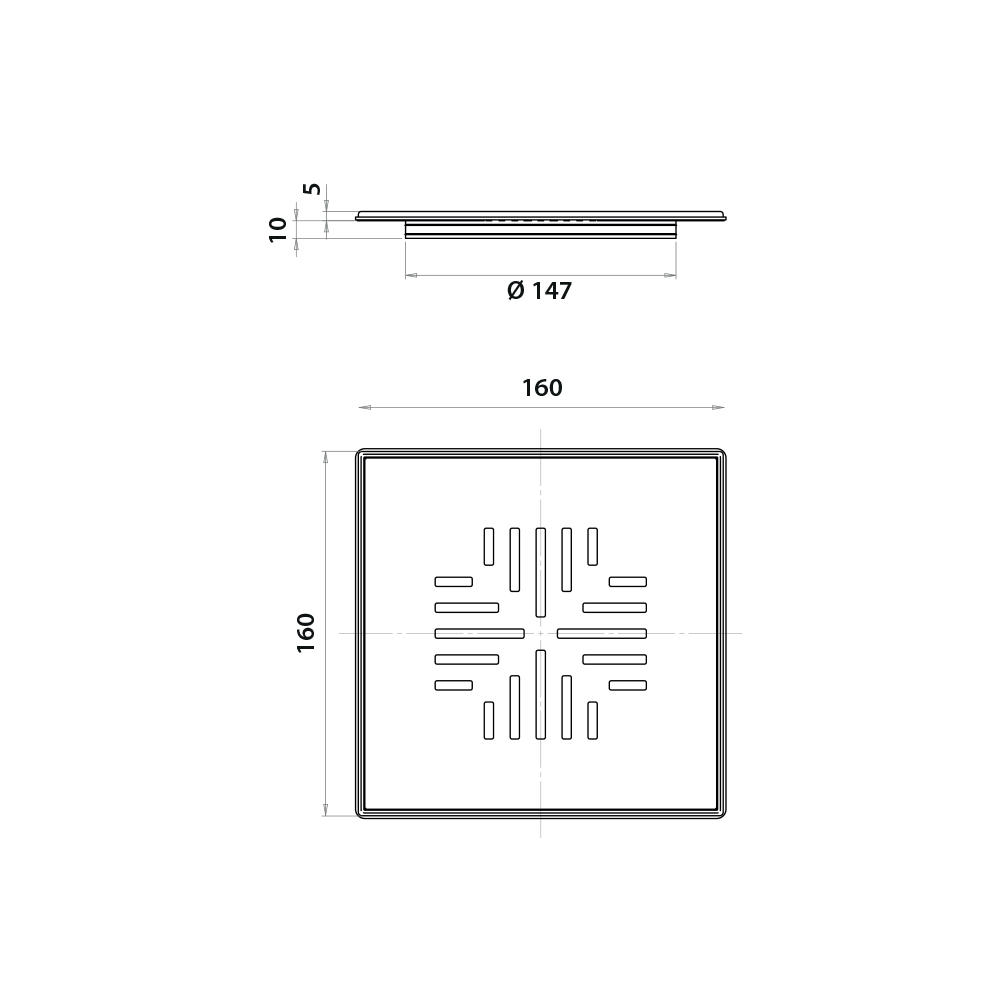 Vieser Classic kaas plastraamiga 160×160 Vieser Classic kaas plastraamiga 160×160