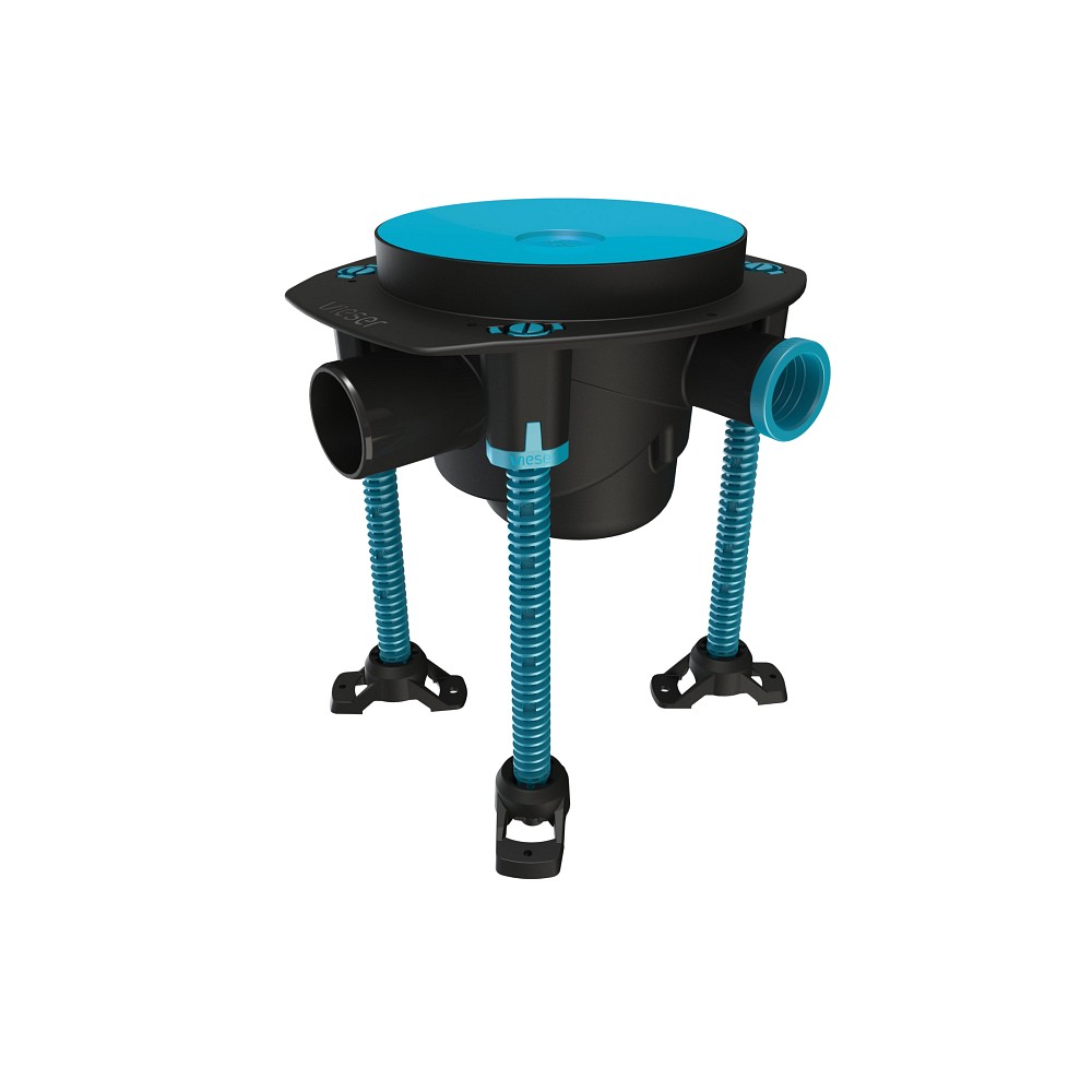 Vieser One floor drain DN50 3×32/40 with support legs Vieser One floor drain DN50 3×32/40 with support legs