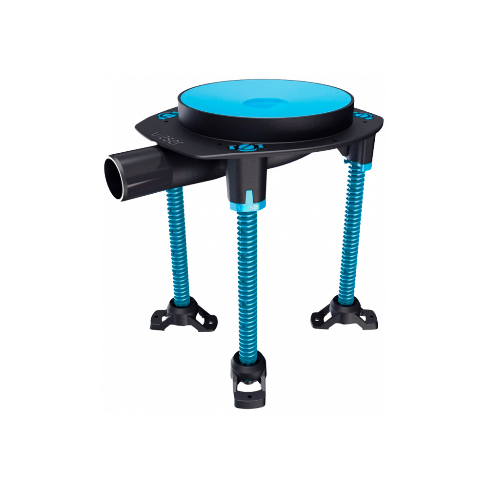 Vieser One untrapped drain DN32/40 with support legs Vieser One untrapped drain DN32/40 with support legs