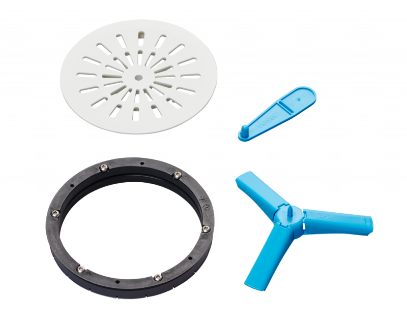 Vieser One gulvsluk DN50 1×32 ekstra lavt Vieser One gulvsluk DN50 1×32 ekstra lavt