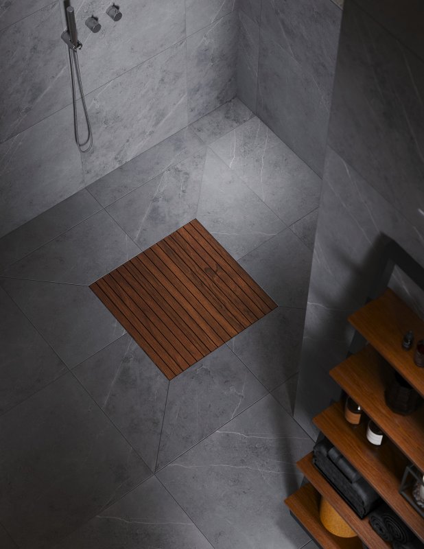 Vieser Square cover Kebony 600 Vieser Square cover Kebony 600