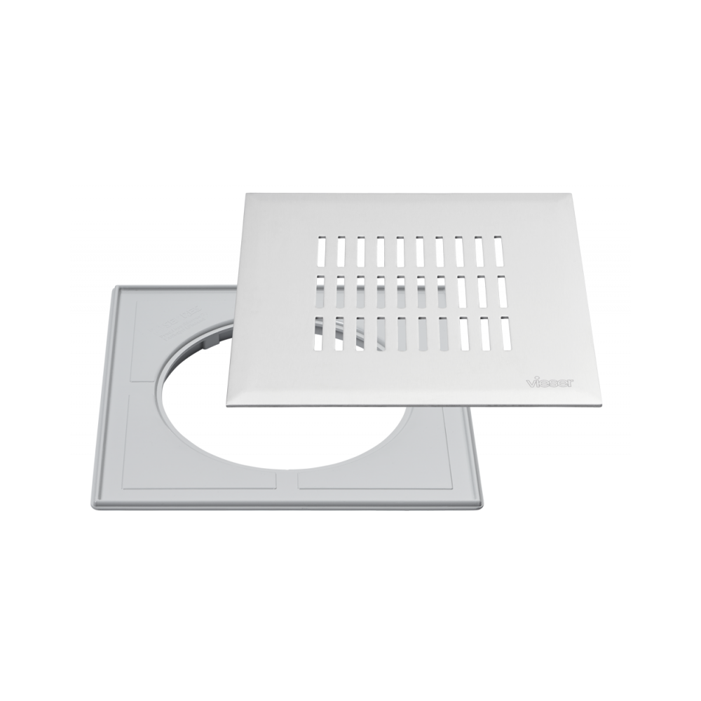 Vieser Link grating with plastic frame 197×197 Vieser Link grating with plastic frame 197×197