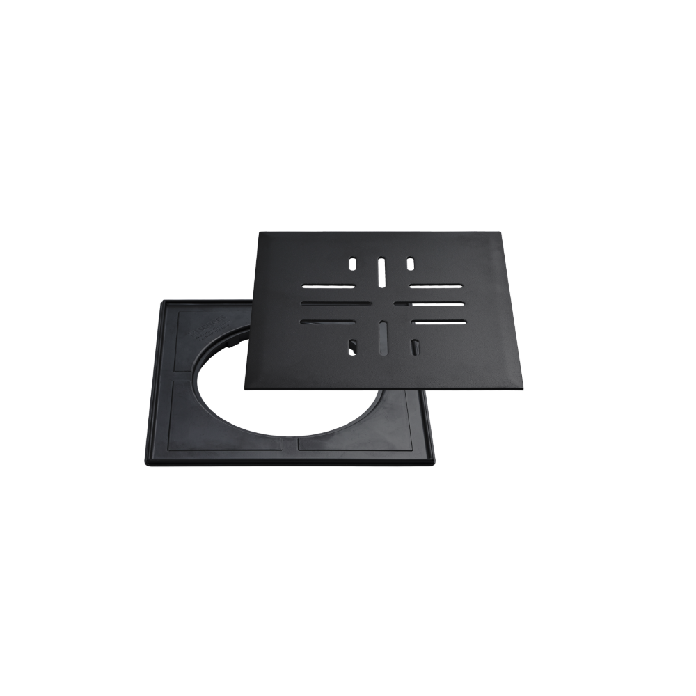 Vieser Classic+ black grating with plastic frame 197×197 Vieser Classic+ black grating with plastic frame 197×197