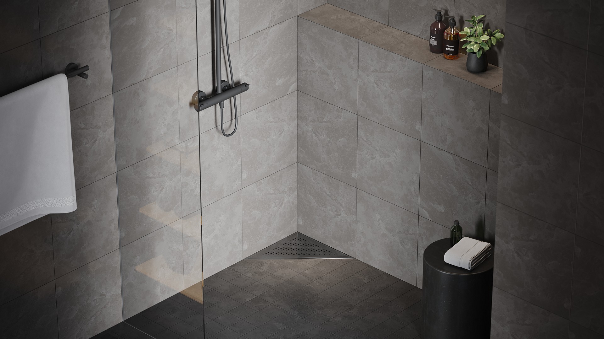 Vieser Corner Modern rist rustfri ramme - Vieser Norge